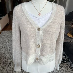 soft fuzzy cardigan